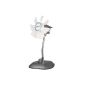 ARCTIC Breeze - Silver - USB desktop fan with flexible foot and continuous adjustment of the rotational speed (Personal Computers)
