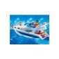 Playmobil - 3645 - The Leisure - Family / Grand outboard (Toy)