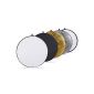Neewer® 5 in 1 folding reflectors Set Reflector (Ø 110CM) gold, silver, white, black and transparent for Studio and Photo diffuser (Electronics)