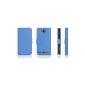 DONZO Wallet Structure Case for Samsung Ativ S I8750 Blue (Electronics)