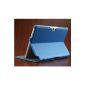 IVSO® Pouch Leather Case Ultra Thin with Multi-angle Stand for Samsung Galaxy Note 10.1 N8000 N8010 (Blue) (Electronics)