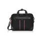 Tommy Hilfiger Boston Briefcase Briefcase 2 Compartment Black (Black) Boston WW40800 (Luggage)