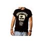 Hippie T-Shirt for men WOODSTOCK black size S-XXXL (Textiles)