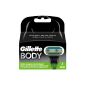 Gillette Body blades, 4 pieces (Personal Care)