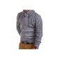 MT Styles - W-01 - Sweaters knitted shawl collar (Clothing)