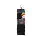6 pair New Style Socks - socks with colored contrasting heel and toe of cotton and elastane from normani® (Misc.)