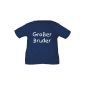 Kids T-Shirt Big Brother / size 60-164 in 5 colors (Textiles)