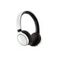 Philips SHB9100WT / 00 Bluetooth Headset Speakerphone (deluxe floating Cushions) white-black (Electronics)