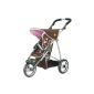 Knorrtoys.com - 71030 - Stroller buggy Maclaren MX3 Junior - Brown and Pink (Toy)