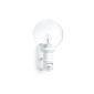 Steinel sensor outdoor light L 560 S white with 140 ° motion sensor and 12 m, classic design, ideal for house fronts and inputs, E 27 base, max 60 Watt, 634 315 (household goods)