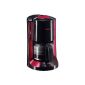Severin 4156 Coffee Filter Electric 1000W 1.4L 10-15 Mugs Black Metallic Red (Kitchen)