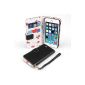 Case Flex iPhone 6 Bag Black PU leather flower wallet sleeve (accessory)