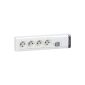 Legrand LEG50613 Block 4 x 2P + T fixable without cord with switch indicator (Tools & Accessories)