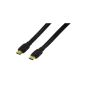 HQ HDMI flat cable with Ethernet channel 10 m (optional)