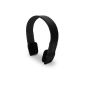 Fantec SHS-221BT stereo Bluetooth headset with speakerphone and built-in battery, black (Accessories)