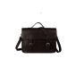 Ecosusi Men leatherette briefcase satchel bag