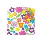 Lot 200 Flowers Sticky Foam - Ideal for collages Spring (Toy)