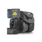 Kit Mantona Premium System Bag + Bundle Star Battery for Canon LP-E12 for Canon EOS 100D (Electronics)