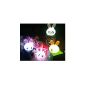 Gift Idea!  magiclightz led color changing shaped rabbit night light battery, led candle light, random kinds of impressions, price / piece