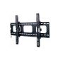 Duronic TVB103M Universal Wall Mount Bracket for black tilt LCD TV / LED / 3D / 4K / Plasma with safety bar - Max VESA 600 x 400 to 33 up to 65 inch / 83-165 cm (Accessory)