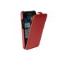 Red iGadgitz Leather Case Cover with flap Samsung Galaxy S2 i9100 Android Smartphone Mobile ii (Wireless Phone Accessory)