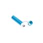 MiPow SP2600M-LB Power Tube 2600 mobile spare battery with Micro-USB adapter for mobile / smartphone / MP3 player / Navigation devices / PSP / NDS / Wii U light blue (accessory)