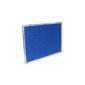 Filzboard with aluminum frame: 90cm x 60cm, BLUE, PWHQ-9060-B / blackboard / whiteboard / pinboard / Memo Boards / Memoboard / Pinntafel / pin board / 90x60 (Electronics)