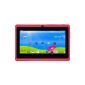Moonar® Android 4.2 Multi-color Dual Camera Touch Screen Capacitive 5 Points Tablet PC (Pink)