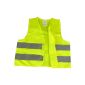 Safety vest EN471 yellow, wrinkle-free, washable, standard size (Automotive)