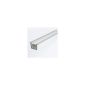 LED profile PDS4-K anodized L = 2 meters incl.Abdeckung Opal for Led Strips