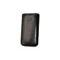 Original Suncase genuine leather bag (flap with retreat function) for Samsung Galaxy S Plus i9001 in black (Accessories)