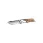 Semptec ceramic pocket knife with 7-cm blade, aluminum Corpus & wood handle