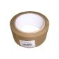 Brown 66 meter x 50 mm low-noise packing tape / packing tape / adhesive tape, quiet unrolling