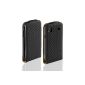 YAYAGO Premium Flip Style Leather Case Diamond Design in Black -Ultra flat for your Samsung Galaxy S i9000 / Samsung Galaxy S Plus i9001 incl. The original YAYAGO Clean-Pad (electronics)