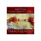 Britten: String Quartets No. 1, No. 2 and No. 3 (CD)