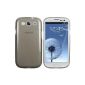 Samsung Galaxy S3 Silicone Case Cover - Silicone Protector Cover transparent black