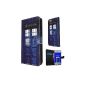 3D Design iphone 5 5S Doctor Who Tardis Police Call Box Funky Fashion Trend Book Style Wallet Purse Pouch Wallet pocket Flip Case Leather Flip Case TPU (Electronics)