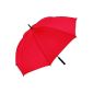 Fare - Golf umbrella 130cm - fiberglass - 2235 - RED color - WINDPROOF - large (Luggage)