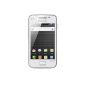 Samsung Galaxy Ace S5830i La Fleur Smartphone (8.9 cm (3.5 inch) display, touch screen, Android 2.2, 5 megapixel camera) pure-white - La Fleur (Electronics)
