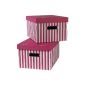 Storage & Cie RAN3464 Boxes Set of 2 Pink Shirt (Kitchen)