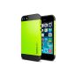 Spigen Slim Armor Case for iPhone 5 / 5S Green (Wireless Phone Accessory)
