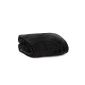 Snug Me Supersoft - extra large, incredibly soft luxury blanket with Caschmere Touch | fluffy living blanket, fleece blanket, bedspread | Color: Black | 200 x 150 cm | quality 280g / m² fleece | of the noble brand Pink Papaya | in classic black ( Household goods)