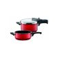 Silit 7174814 Sicomatic T-Plus Pressure Cooker Duo 4.5 and 3 liters of red energy (household goods)