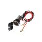 Double Cigarette Lighter Socket DC 12V 120W Sector Charger Cable For Vehicle Motorcycle