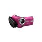 Vivitar Ultra-compact camcorder DVR508NHD 5 megapixel Digital Video Camcorder / Digital Camera - Pink (Electronics)