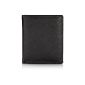 Alassio black leather purse compartments rabatables 10x CB Su closed 10x12mm (Luggage)