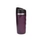 Emsa 507524 City Brushed Stainless Steel Mug Purple Abs 0.36 L (Kitchen)