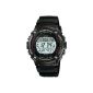 Casio - W-S200H-1BVEF - Men Watch - Quartz - Digital - Black Resin Bracelet (Watch)
