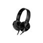Sony MDR-XB450APB Extra Bass headphones with integrated microphone (Electronics)