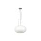 Pendant light with opal glass